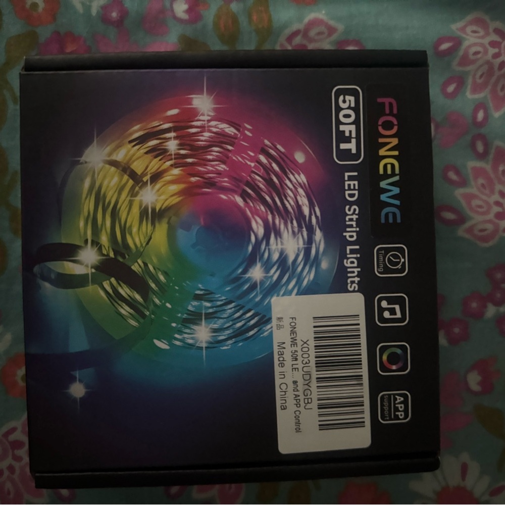 50FT LED Strip Lights - Multicolor